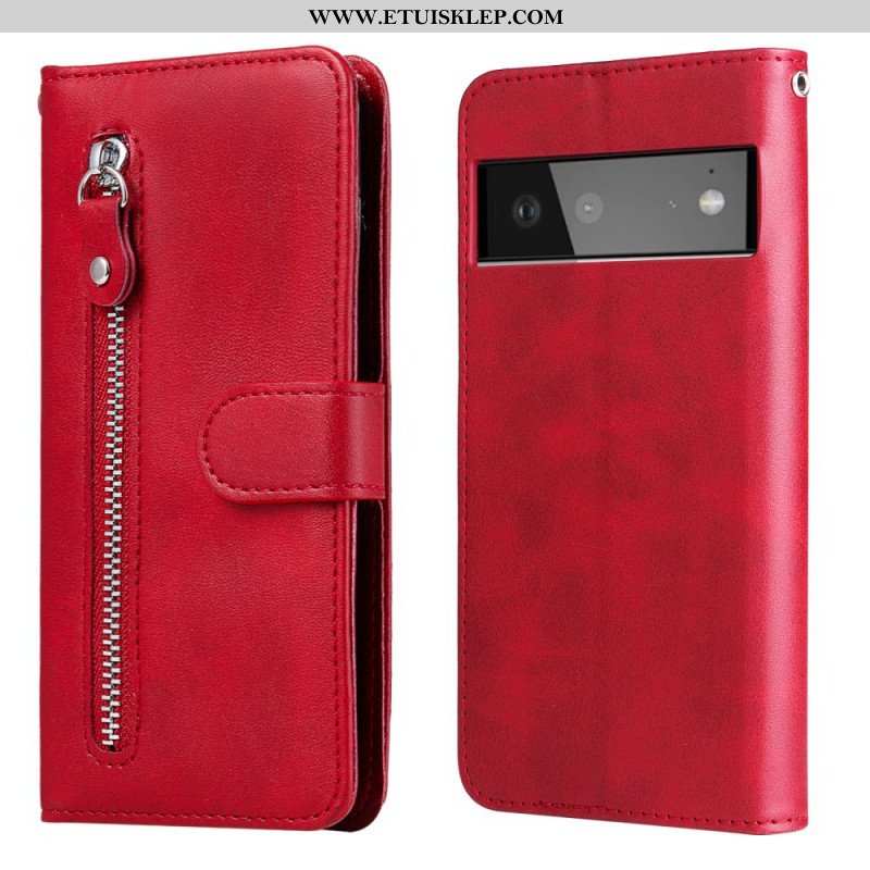 Etui Folio do Google Pixel 6 Zabytkowa Portmonetka